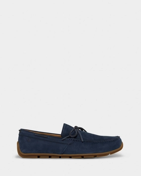 Somoc Boat Navy Suede Chill Walk Fit Impact Resistant