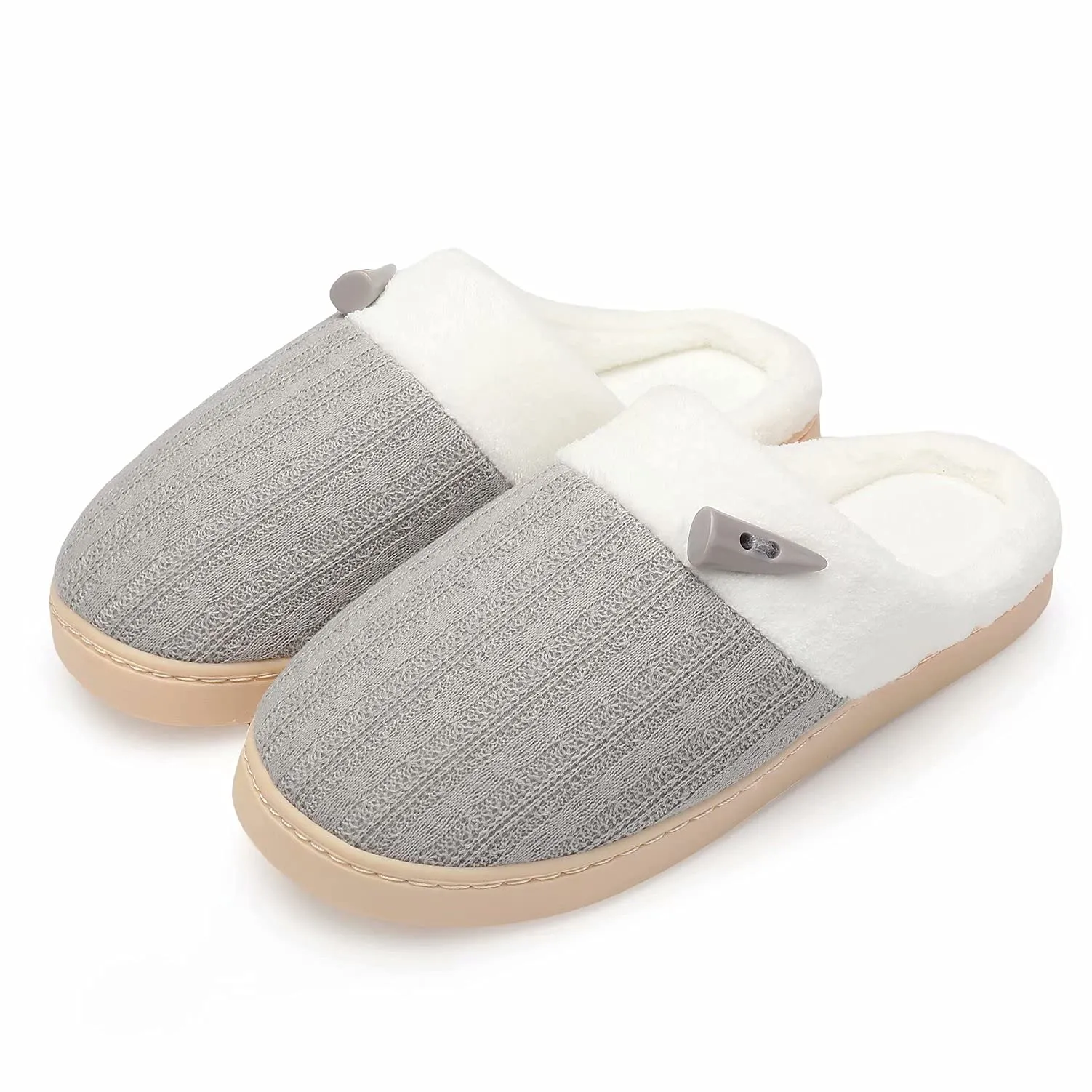 NineCiFun Slippers for Women Slip On Memory Foam Comfy House Shoes Slippers Brand With Nut Logo