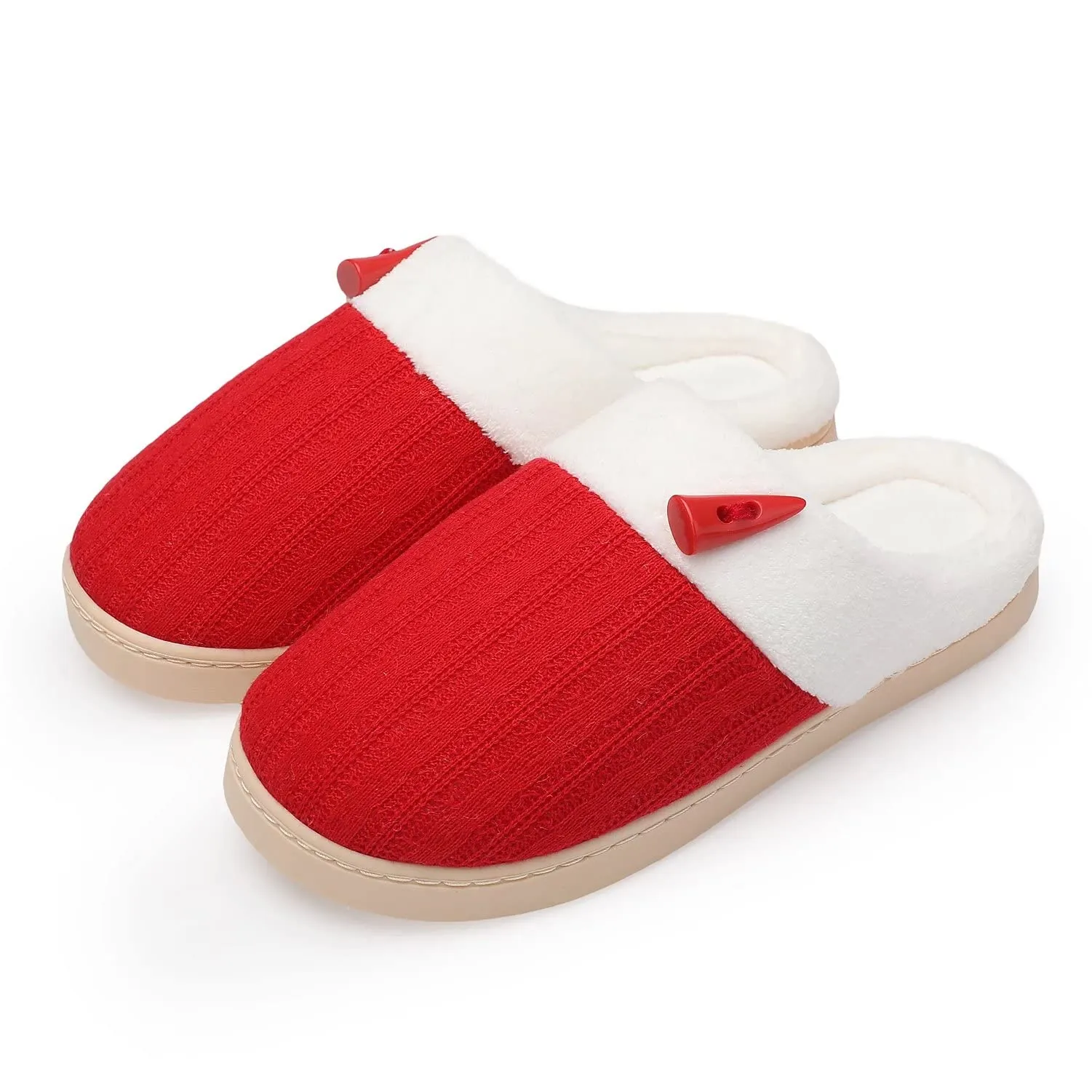 NineCiFun Slippers for Women Slip On Memory Foam Comfy House Shoes Hoof Slippers