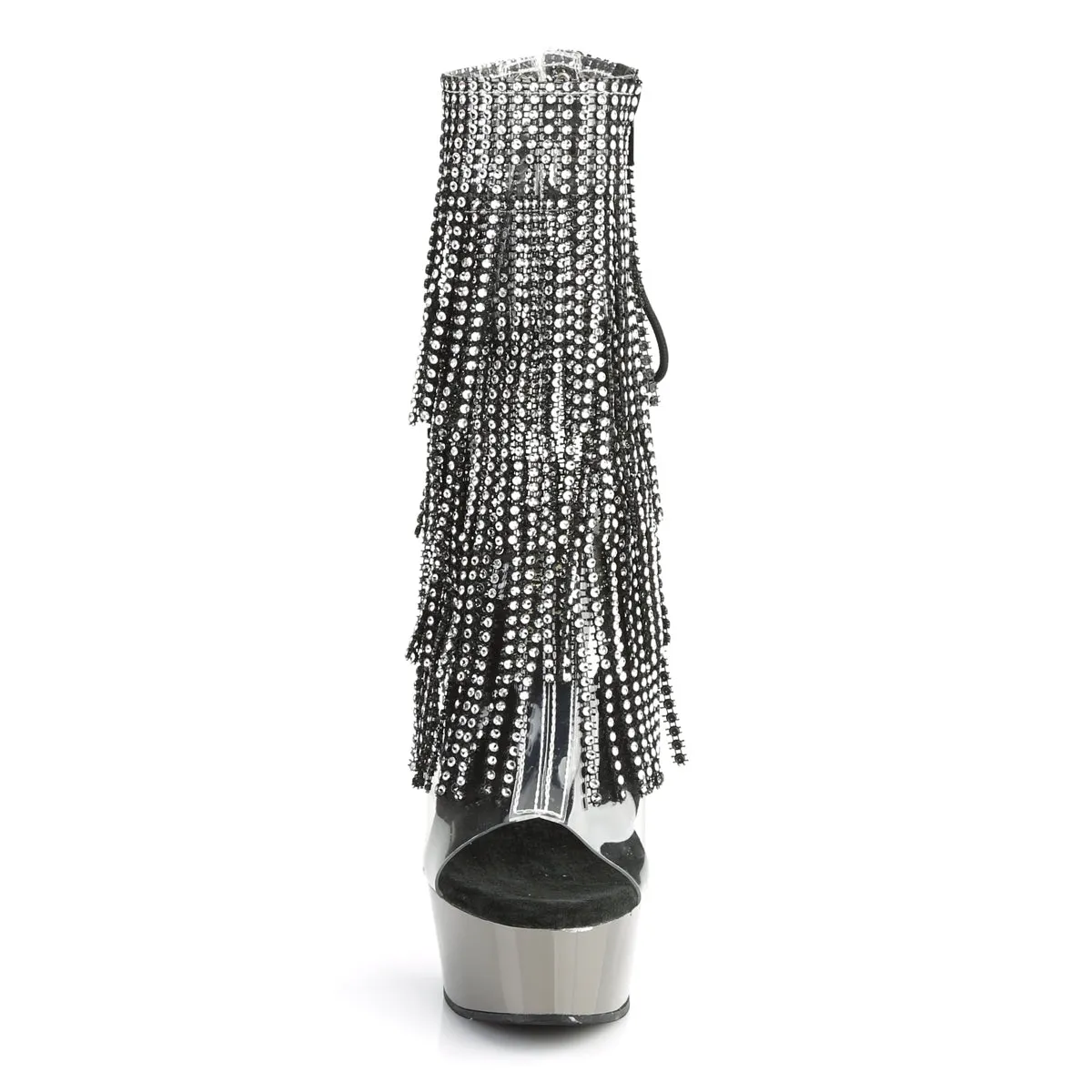 Asics Speva Shoes DELIGHT-1017RSF Pleaser Clear/Black Sexy Platform Shoes (Pole Dancing Heels)