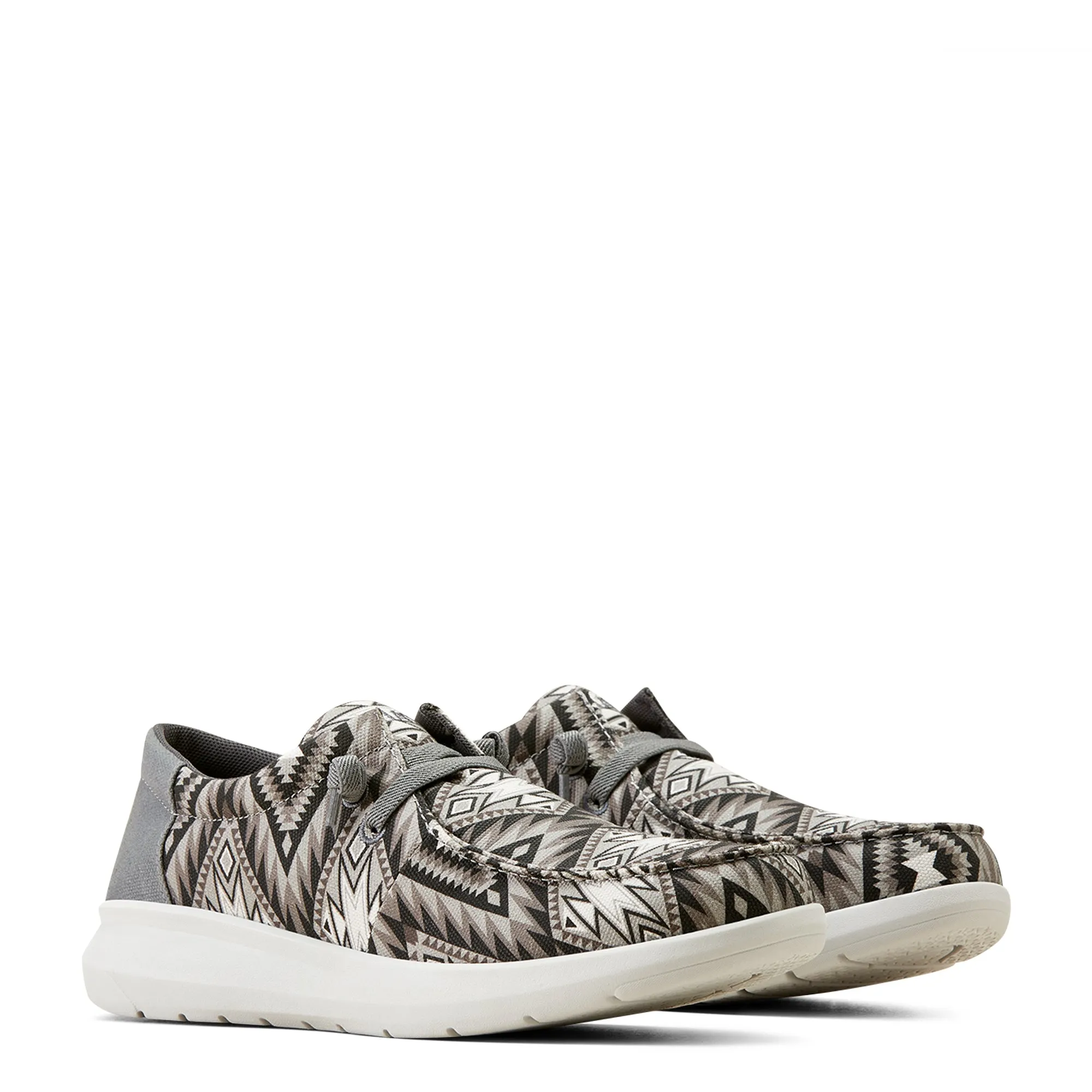 Mexico Boots Long Toe ARIAT MEN'S HILO GREY SOUTHWESTERN