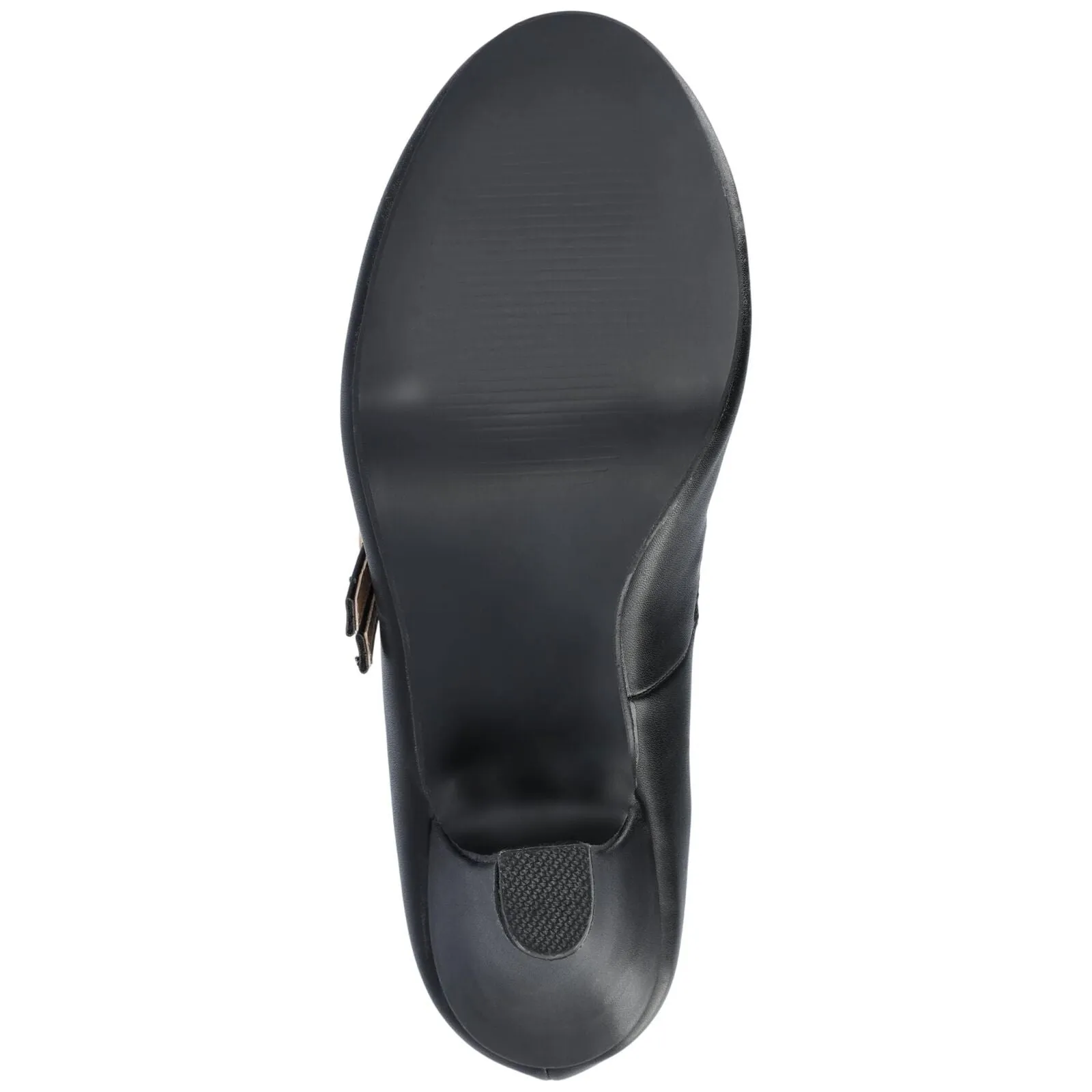 Size 8 Dress Shoes Journee Collection Womens Windy Round Toe Block Heel Mary Jane Pumps Black 7.5M