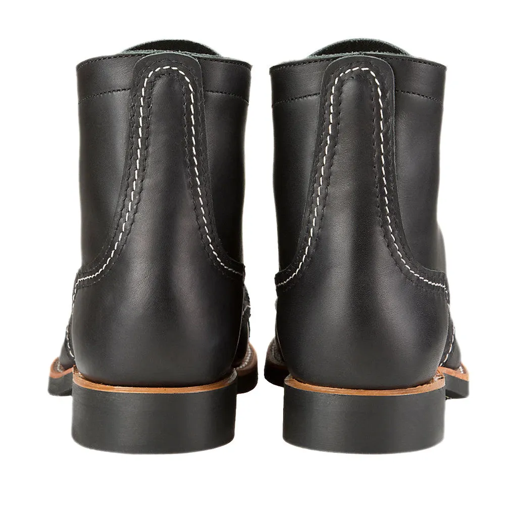 Red Wing Heritage Women's Iron Ranger-W Work Boot in Black Boundary Most Comfortable 6 Inch Work Boots