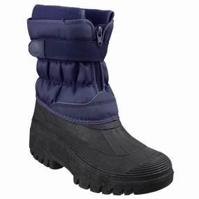 Cotswold Chase Touch Fastening and Zip up Winter Boot Weatherproof Outdoor Weather