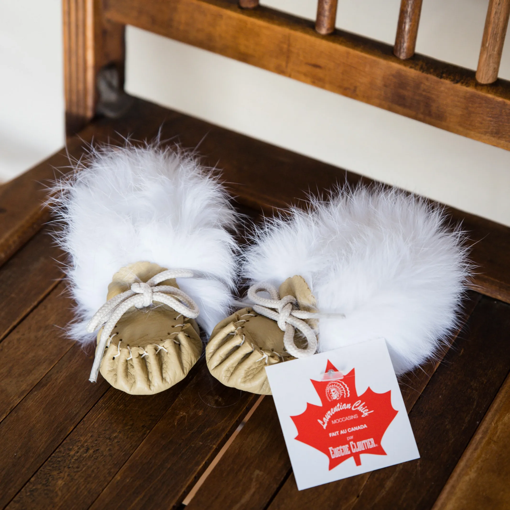 Cowgirl Boots Wide Calf Tan Baby Moccasin