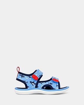 Fisher Blue Sharks Woven Beach Fun