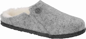 Birkenstock Zermatt Grey Wool with Shearling 1015086 N (36-42) Shock Absorbing Technology Agility