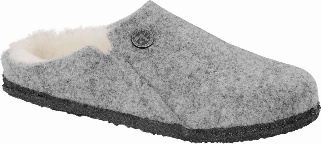 Open Toe Style Practical Fit Birkenstock Zermatt Grey Wool with Shearling 1015086 N (36-42)