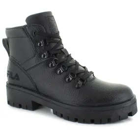 FILA - WOMEN'S BOOTS BLACK Knee High Fur Boots
