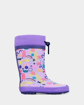 Puddles Lilac/Purple Multi Street Sound Vintage Style