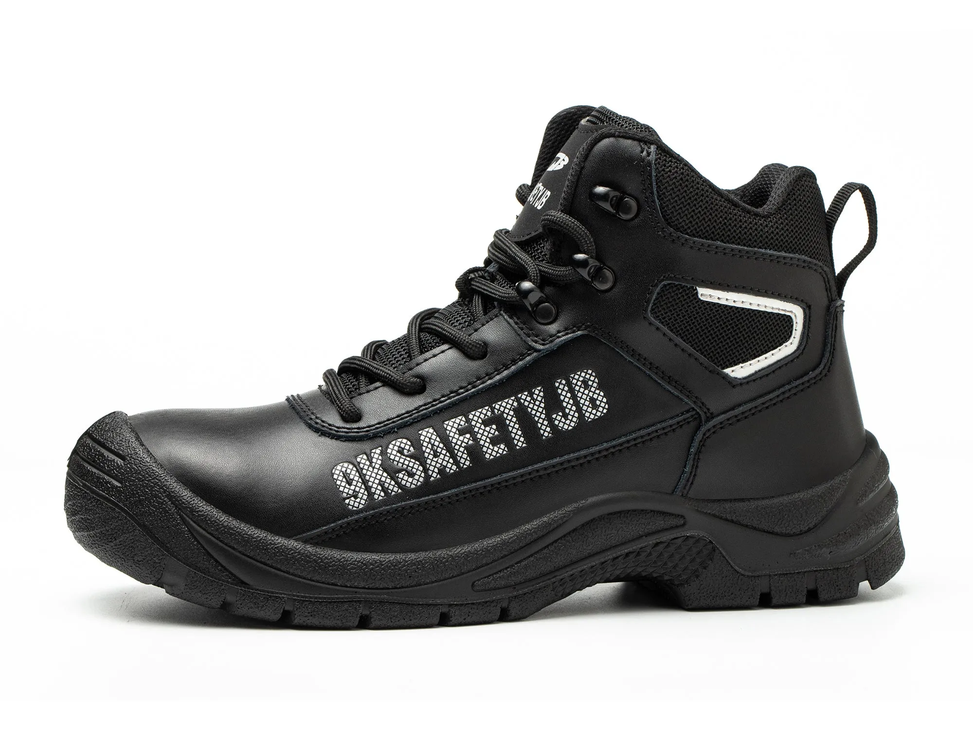 Men's Work Boots Steel Toe Lightweight Industrial & Construction Work Safety Shoes Indestructible Sneakers Best Steel Toe Rubber Work Boots