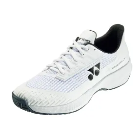Toe Box Tennis Shoes Yonex Power Cushion AD-ACCEL Junior All Court Shoes [White]