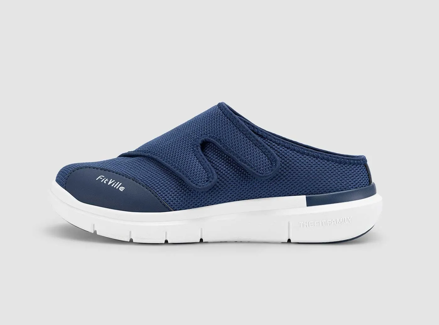 FitVille Men's EasyTop Diabetic Slipper V5 Toms Slippers