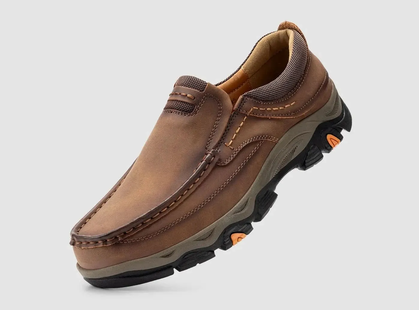 FitVille Men's Slip-On Loafers Belgian Shoes Henri Loafers