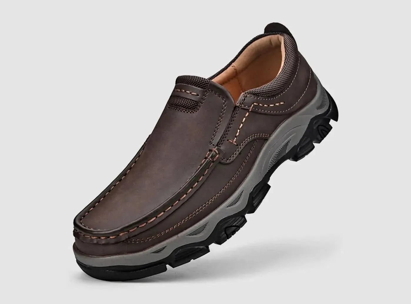 Adrian Loafers FitVille Men's Slip-On Loafers