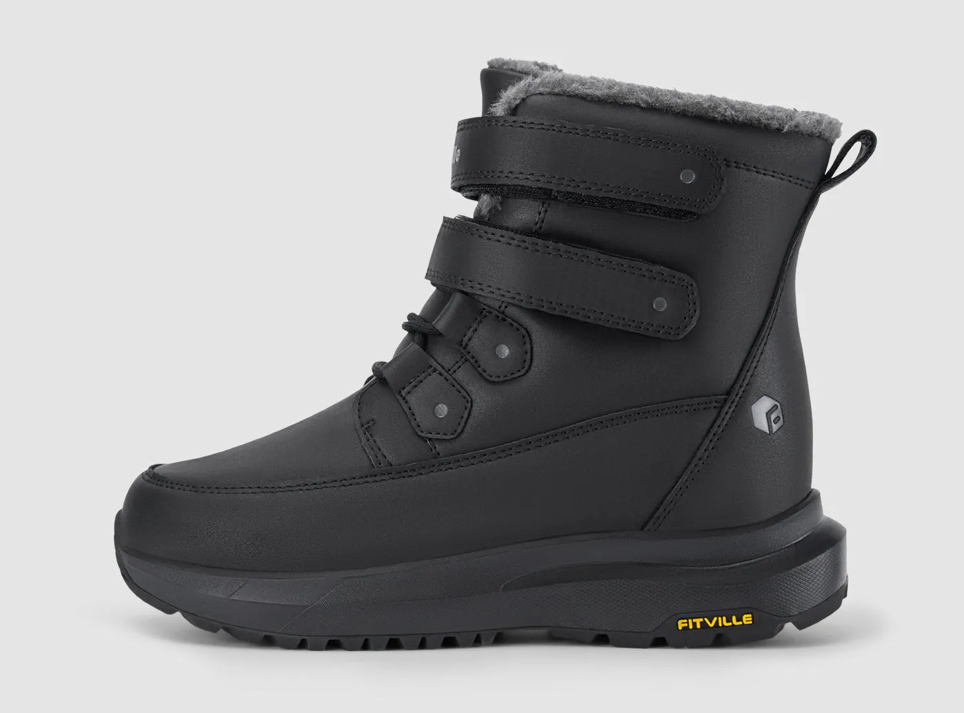 Flat Foot Workout Shoes FitVille Women's CozyCore Winter Boots V11