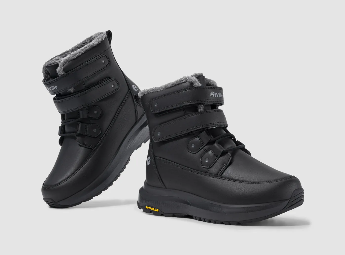 FitVille Women's CozyCore Winter Boots V11 Wearing Flat Shoes All The Time