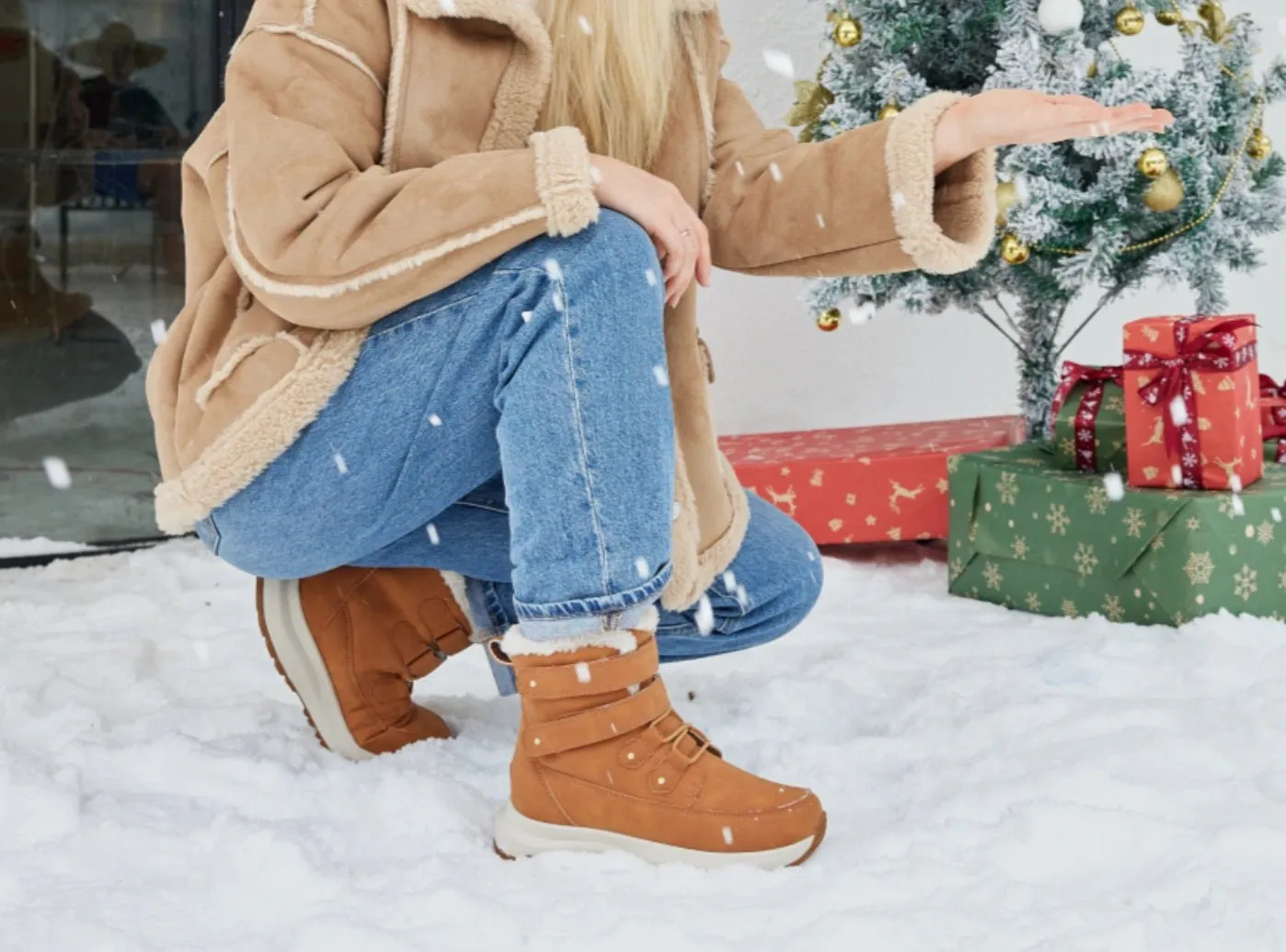 Back Pain From Flat Shoes FitVille Women's CozyCore Winter Boots V11