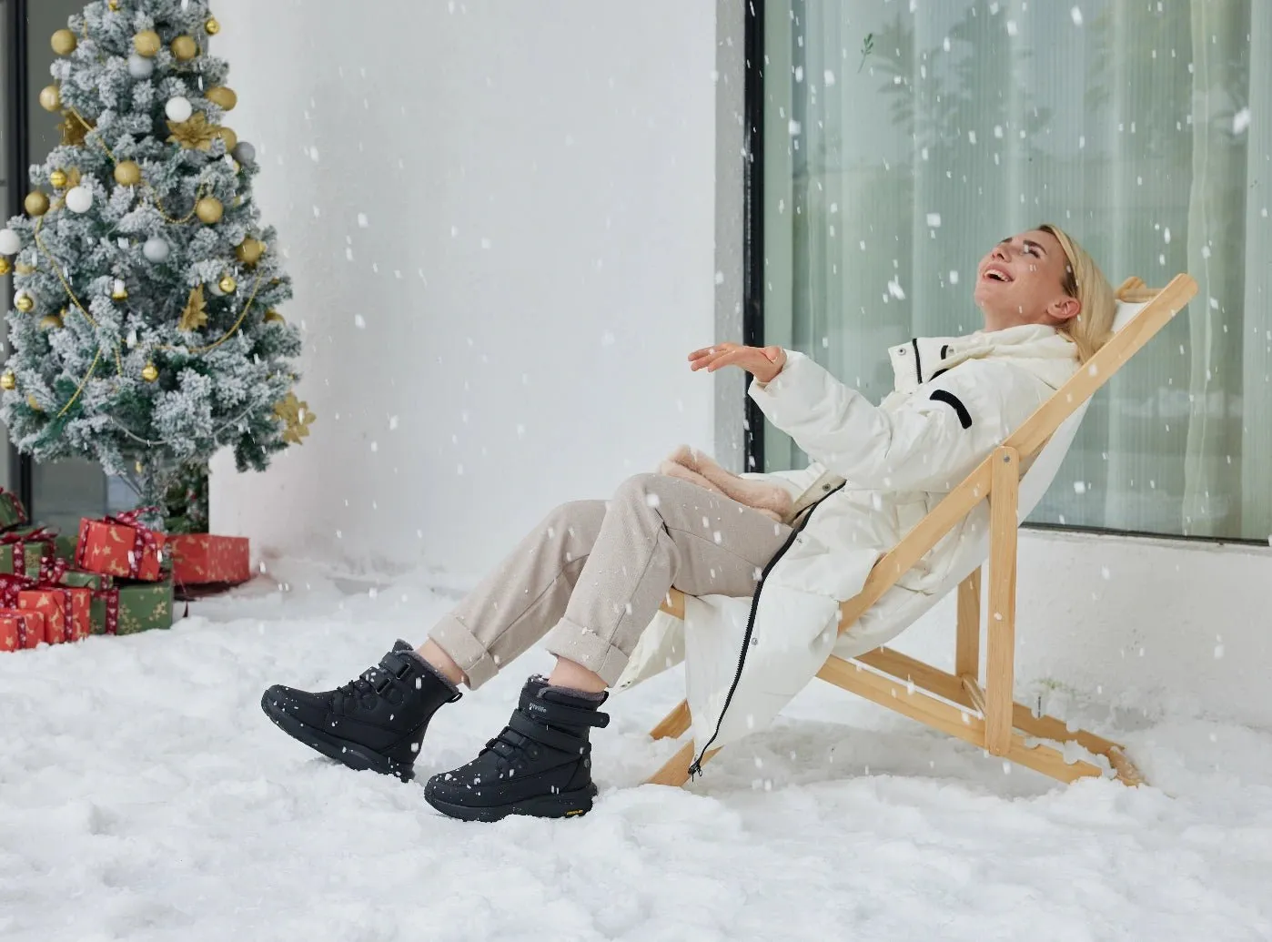 Satin Shoes Flats FitVille Women's CozyCore Winter Boots V11