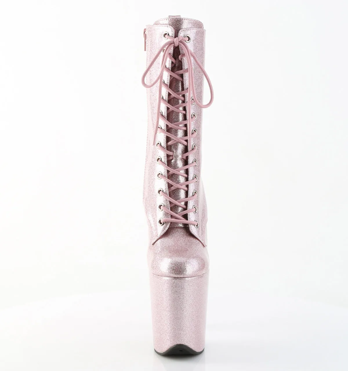 Asics Volleyball Shoes Paris FLAMINGO-1040GP Pleaser Blush Pink Glitter Sexy Platform Shoes (Pole Dancing Heels)