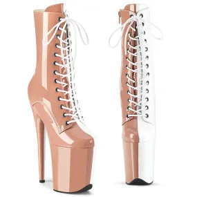 FLAMINGO-1040TT Pleaser Blush/White Sexy Platform Shoes (Pole Dancing Heels) Asics Slip-on Shoes