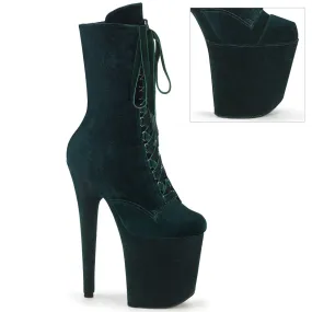 Discount Asics Shoes Online FLAMINGO-1045VEL Pleaser Emerald Green Sexy Platform Shoes (Pole Dancing Heels)