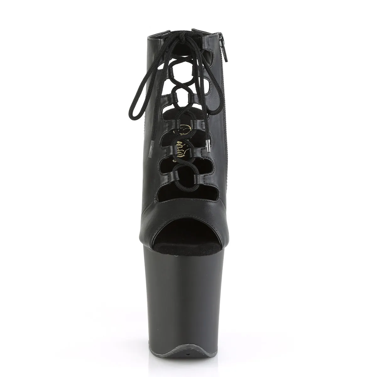 FLAMINGO-800-20 Pleaser Black Faux Leather Sexy Platform Shoes (Pole Dancing Heels) Asics Gt-4000 3 Running Shoe