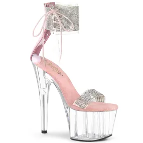 ADORE-727RS Pleaser Clear/Baby Pink Sexy Platform Shoes (Pole Dancing Heels) Japan Asics Shoes