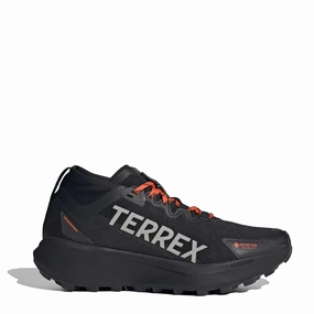 Quick Steps Adidas Terrex Agravic GTX Trail Running Shoe Core Black / Grey / Semi Impact Orange