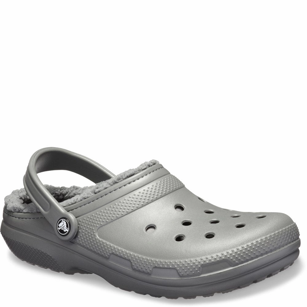 Crocs Unisex Classic Lined Clog Reinforced heel Lace Up Design