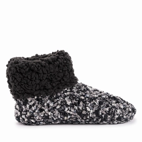 Women's Muk Luks, Popcorn Yarn Bootie Simple Step Sandal