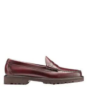 Toe Box Loafers G.H. Bass Men's Larson Lug Weejuns Loafer in Wine