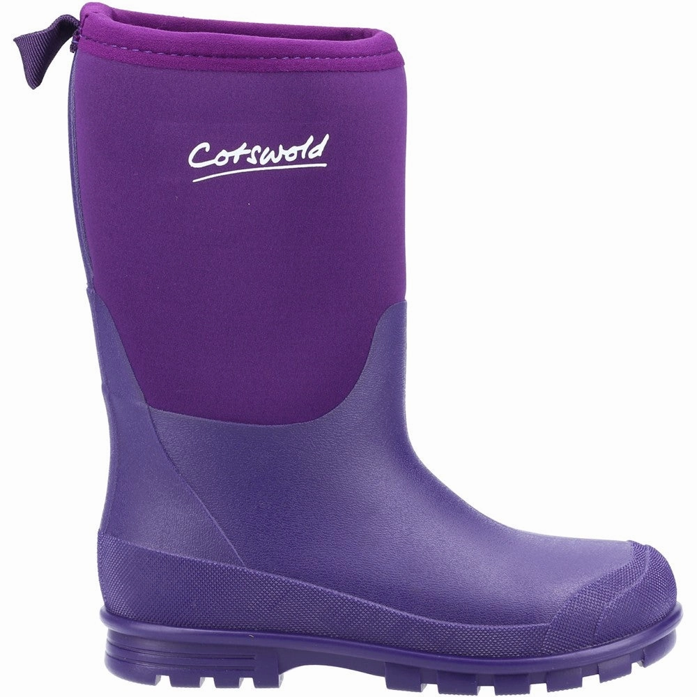 Classic Style Cotswold Hilly Neoprene Childrens Wellington Boot