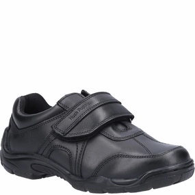 Hush Puppies Arlo Junior School Shoes Comfortable Heel