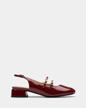 Daiss30 Dazz Red Patent Leather Strap