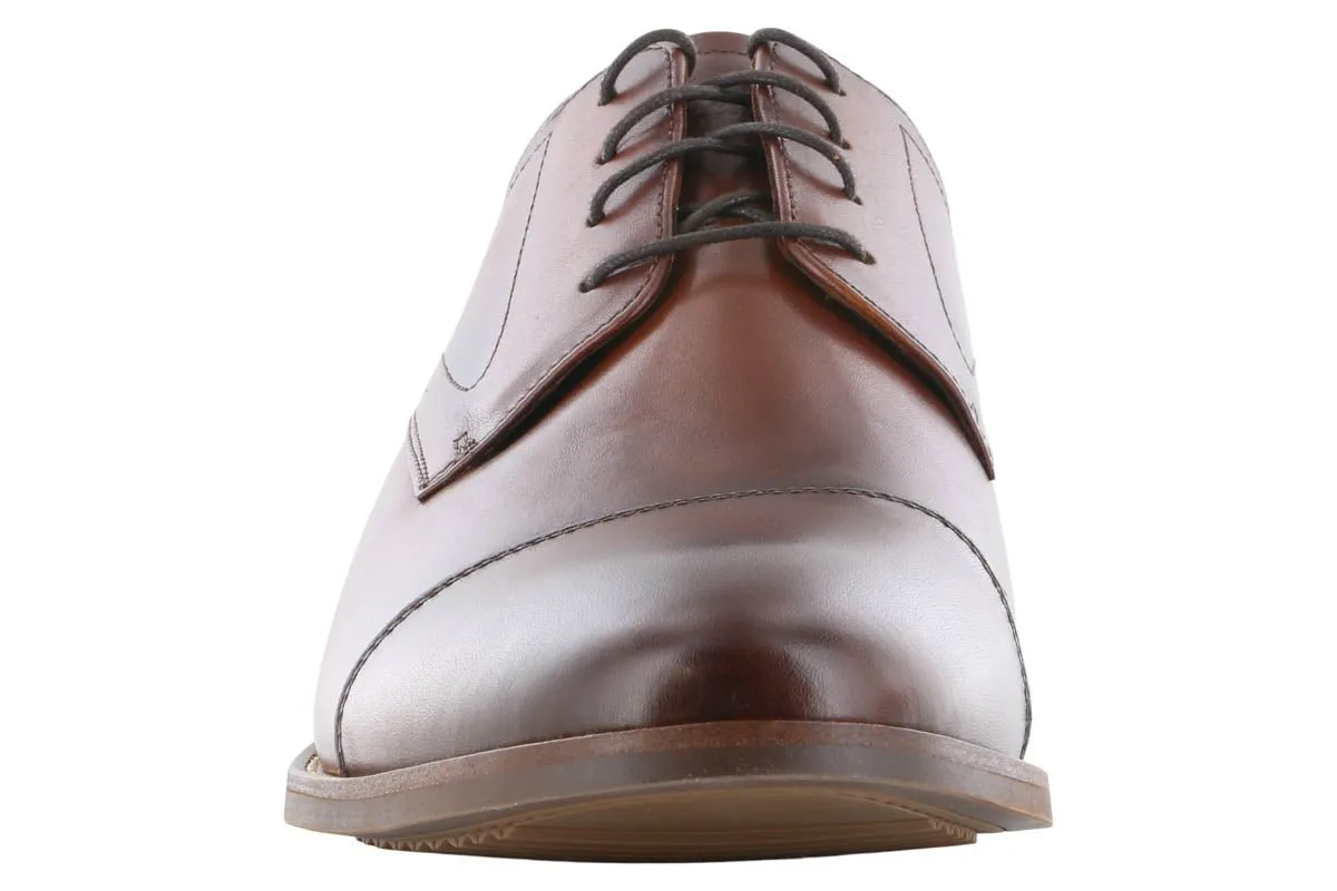 Lace Up Dress Shoes Florsheim Rucci Cap Toe Oxford Cognac