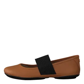 Right Nina Rust Copper Quince Shearling Slippers