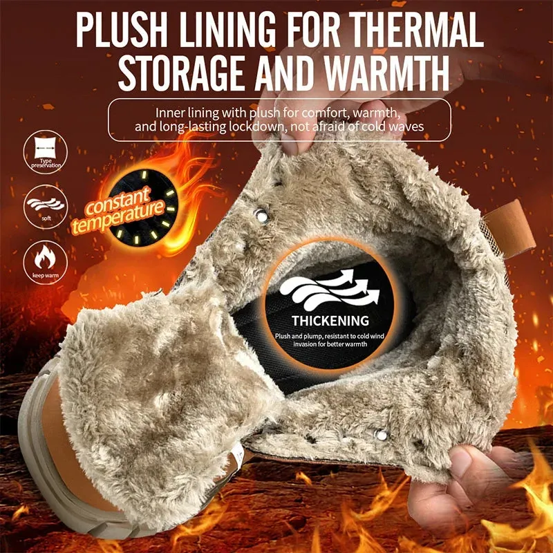 Latest 2024 Fashion Winter Warm Men Work Safety Boots Discounted Work Boots