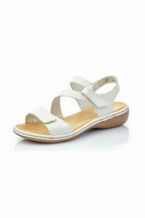 Versatile Footwear Rieker Womens Sandals 659C7 80 White