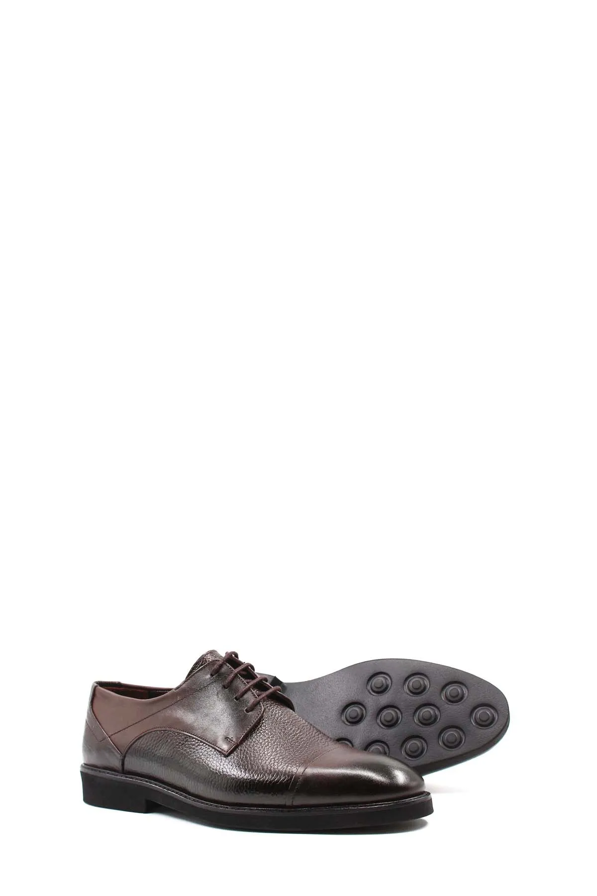 FST Genuine Leather Men's Classic Shoes 159MA014 Brown - Oberhausen Asics Beat The Streets Wrestling Shoes