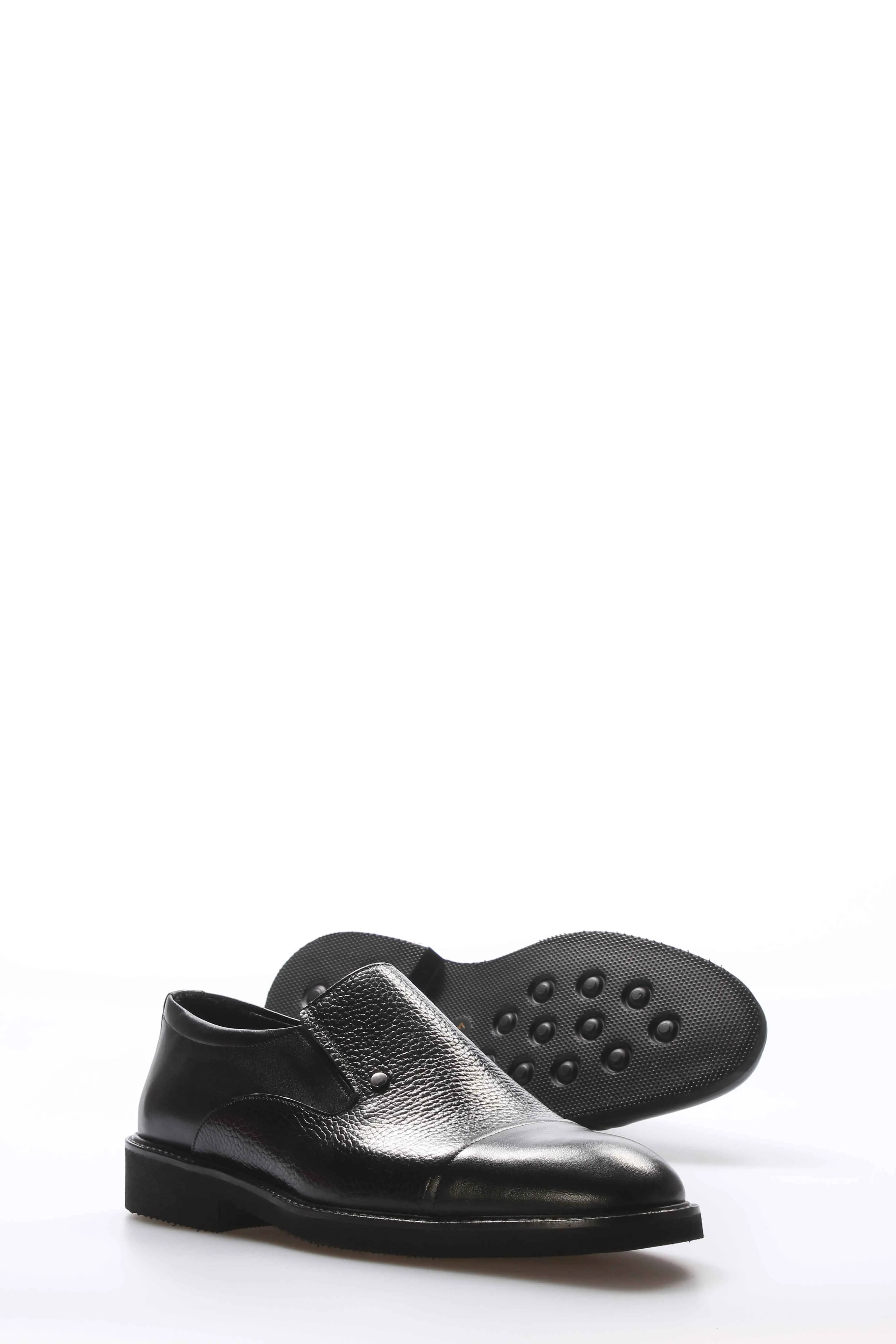 FST Genuine Leather Men's Classic Shoes 159MA015 Black - South San Francisco Shop Deals On Asics Gel-nimbus Running Shoes