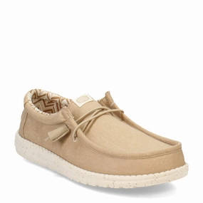 Walk Glide Fit Versatile Slip On Men's Hey Dude, Wally Stretch Canvas Slip-On