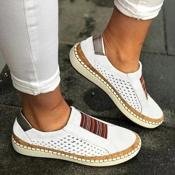Miu Miu Suede Loafers 2021 Women Slip on Sneakers Shallow Loafers Vulcanized Shoes Breathable Hollow Out Casual