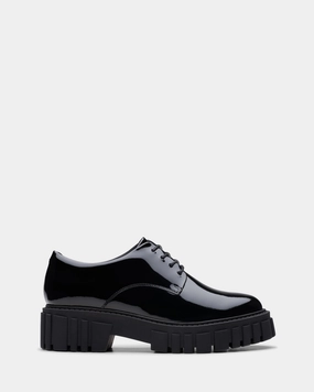 Page Walk Black Patent Long Lasting Fit Footwear