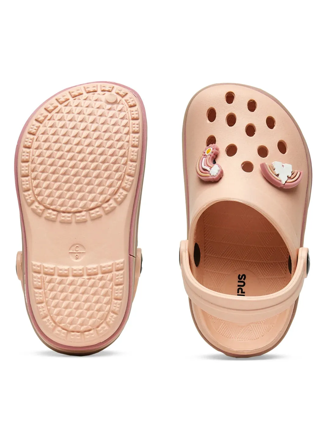 Best Sandals For The Beach GC-9001K Peach Kid's Clogs