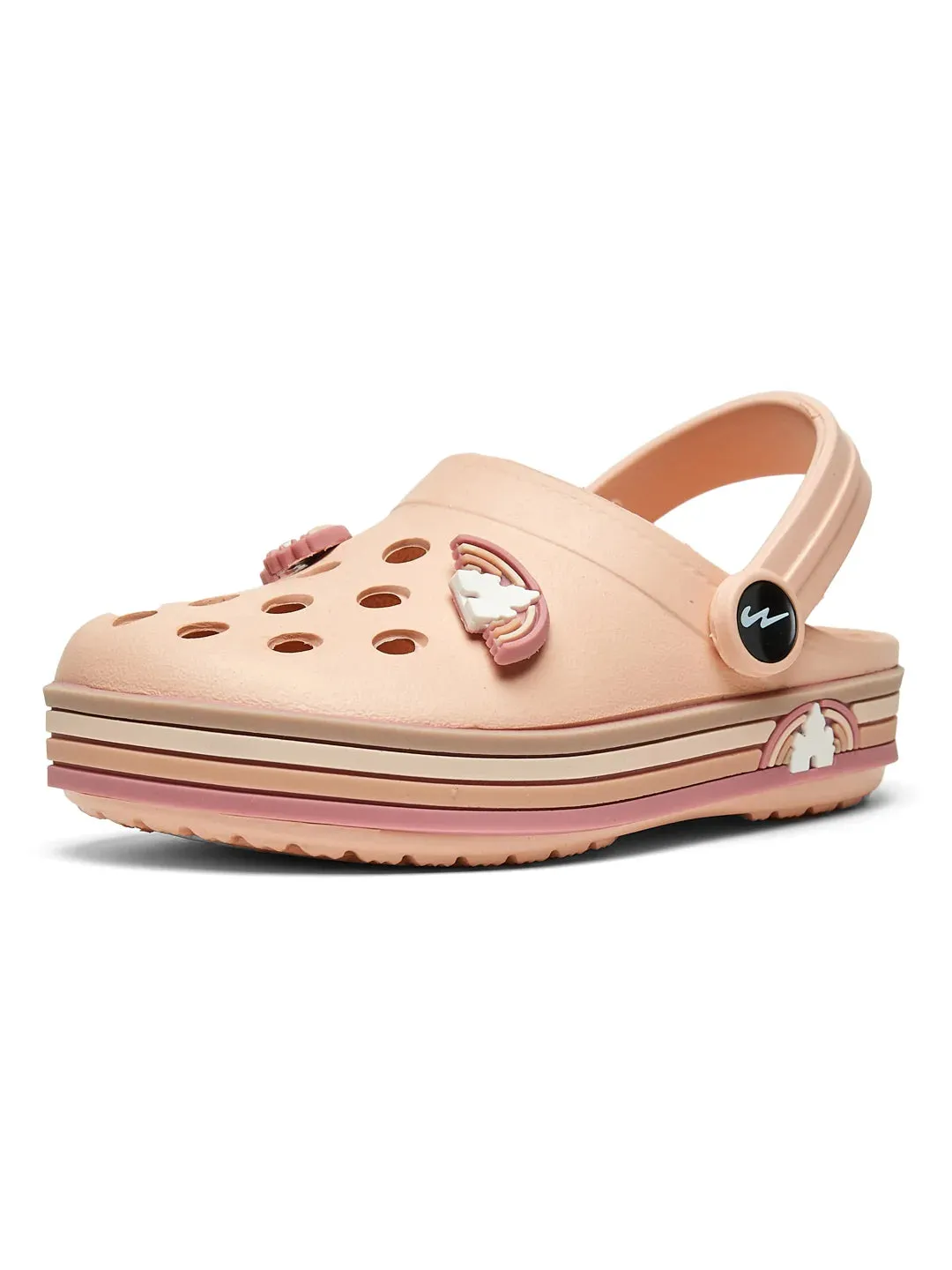GC-9001K Peach Kid's Clogs Beeks Sandals