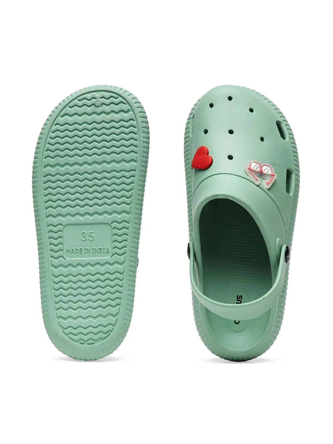 GC-9002C Green Child Clogs Toe Ring Sandals