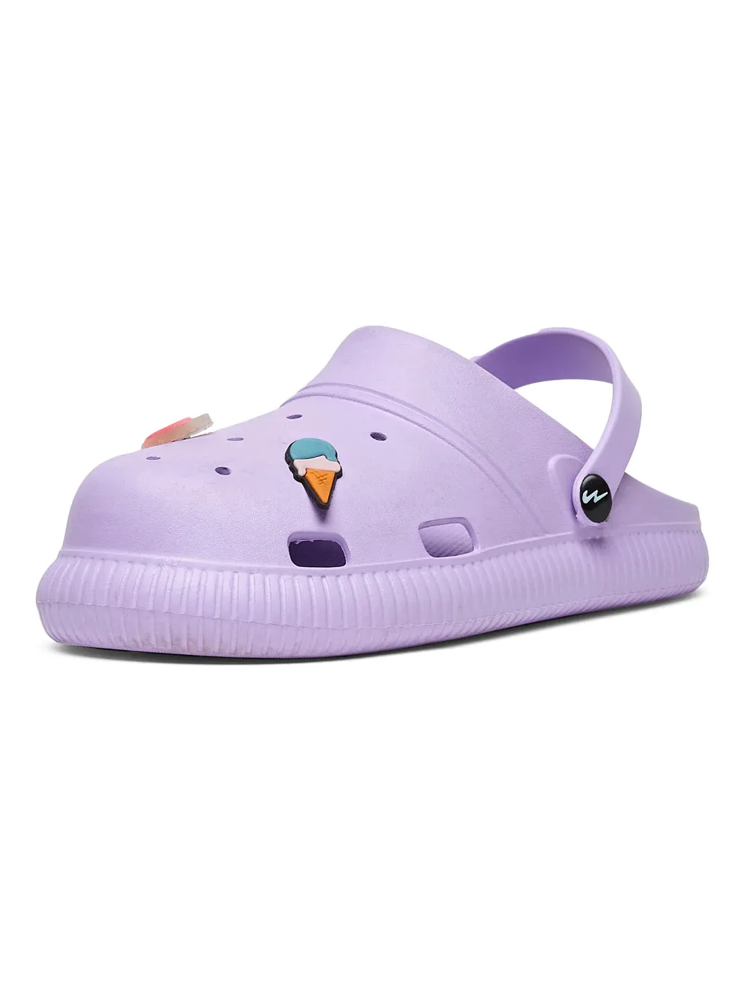 American Made Sandals GC-9002C Purple Child Clogs