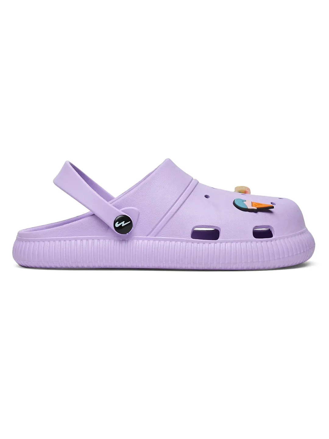 GC-9002C Purple Child Clogs Fabric Sandals