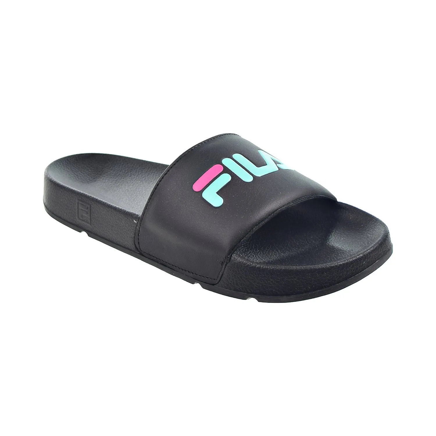 Cozzzy Slippers Mushroom Fila Drifter Women's Slide Sandals Black-Cockatoo-Magenta